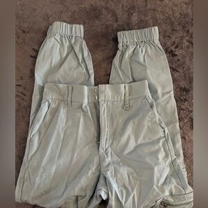 Forever 21 Denim Cargo Pants XS